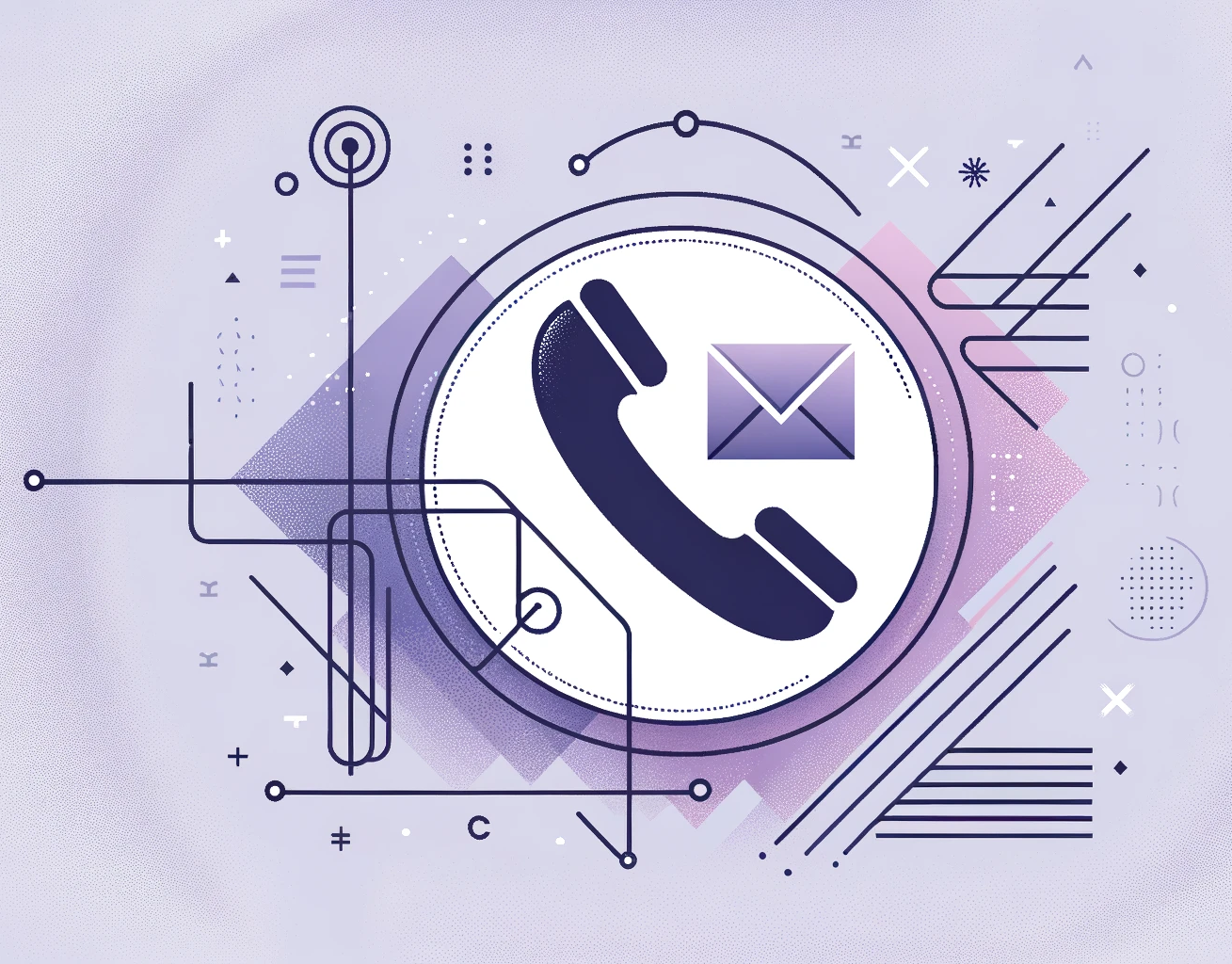 Vector Graphic of a Phone and Envelope